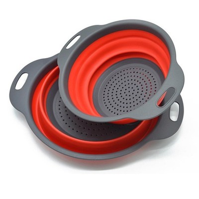 Collapsible Colander, Set of 2 Pcs Collapsible Strainer, Space-Saving Kitchen...