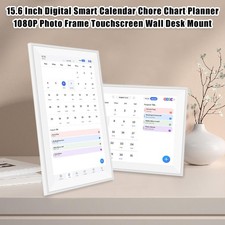 15.6 Inch Digital Smart Calendar Chore Chart Planner Photo Frame Touchscreen