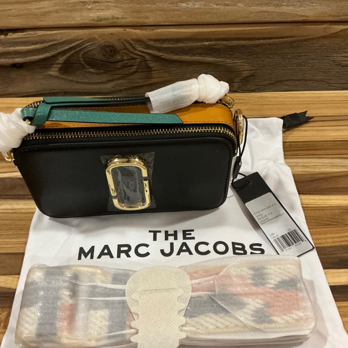 Marc Jacobs The Snapshot Black Honey Ginger Multi | eBay