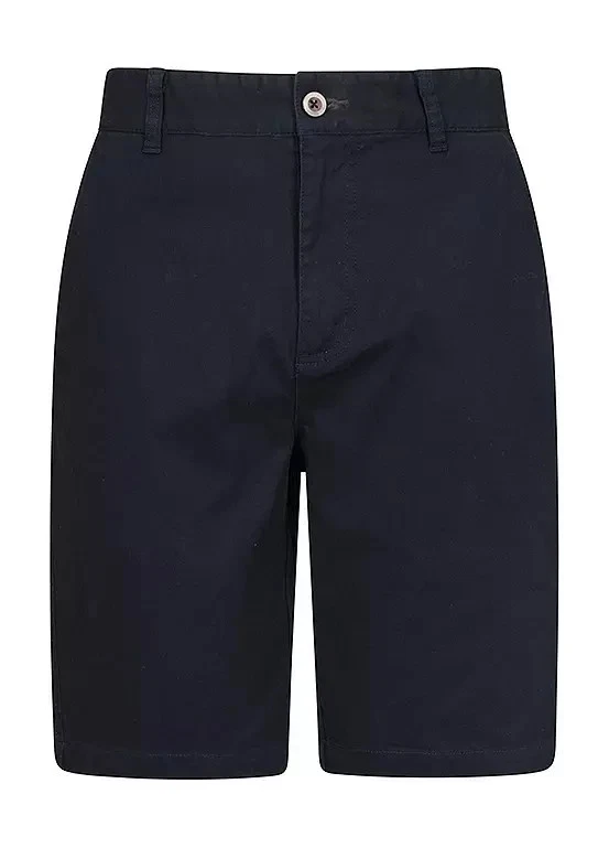 Mens Mountain Warehouse Navy Chino Shorts Size W38R (FM201-1)