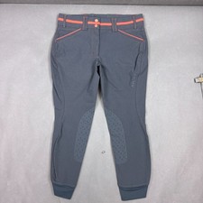Ariat Pants Womens 28 Gray Heritage Elite Riding Equestrian Grip Knee Patch