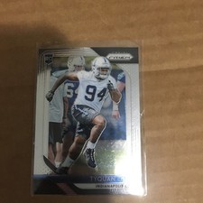 2018 Panini Prizm Tyquan Lewis Rookie RC Card #261 Indianapolis Colts . rookie card picture