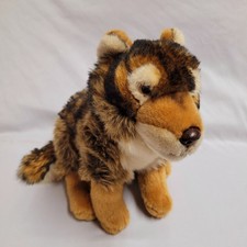 RARE FAO Schwarz Adopt A Pet Realistic Red Wolf Plush Stuffed Animal Toy 12"