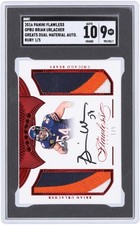 Brian Urlacher Bears Signed 2016 Panini Flawless #GP-BU #1/5 SGC 9/10 Card