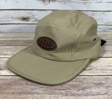 STIO Seal 5 Panel Adjustable Hat The Classics Yupoong Khaki Beige Outdoors Trail