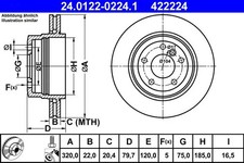 Disque de frein BMW 315