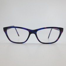 BCBGMAXAZRIA Esmee Blue Multi Tortoise Cat Eye Eyeglass Frames 54-15-140