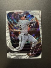 Nick Ahmed 2020 Panini Prizm - WHITE WAVE #179 - Arizona Diamondbacks