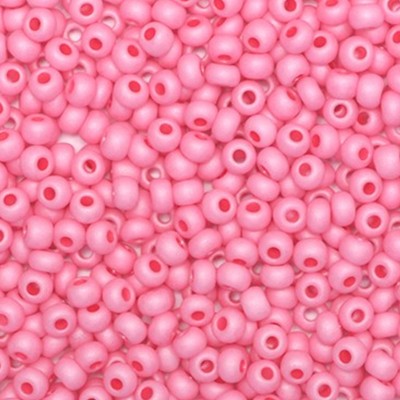 6/0 16698 Matt Preciosa Tschechische kleine Glasperlen Rocailles 4,1 mm. Krei...