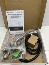 4 In. 2-Handle Centerset Pull-Out Laundry Faucet in Stainless Steel