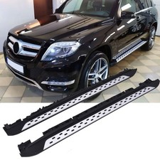 2008-2015 | Alu Trittbretter mit Anti-Rutsch Noppen passt für Mercedes X204 GLK 2008-2015 | Alu Trittbretter mit Anti-Rutsch Noppen passt für Mercedes X204 GLK
