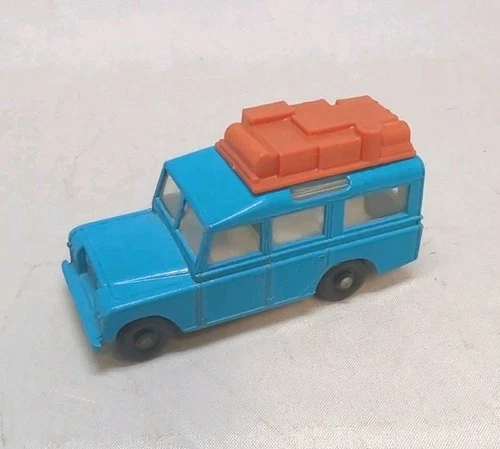 Matchbox Lesney Superfast No12 LAND ROVER in BLUE with " REGULAR WHEELS BASE "