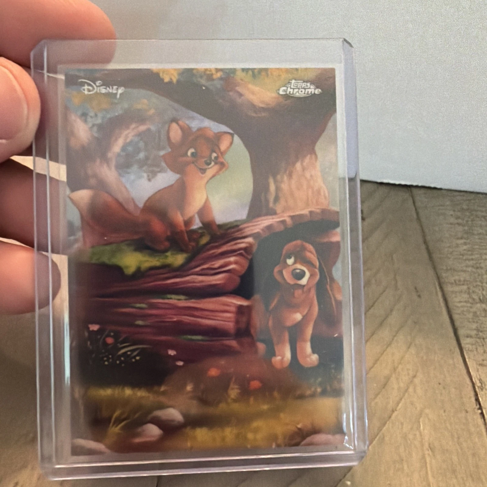 2026 Topps Chrome Disney The Art Of Disney Fox And The Hound SSP #AD-5