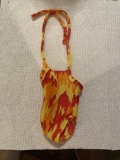 Vintage BARBIE SWIMSUIT BATHING SUIT BARGAIN FASHION 5195 1978 FLAMES DOLL