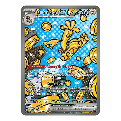 Gromago 164/131 🇫🇷 Carte Pokémon EV8.5 Évolutions Prismatiques EV08.5 SAR ALT - Photo 1/4