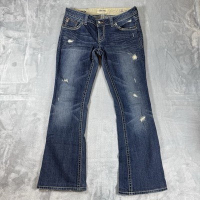 Vintage Mek DNM Frisco Bootcut Women s Distressed Jeans Size 29 x 34