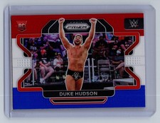 2022 Panini Prizm WWE #61 Duke Hudson Red, White and Blue RC