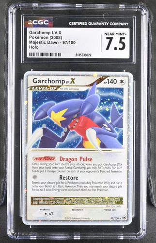 Garchomp LV.X graded CGC 7.5 for sale on eBay