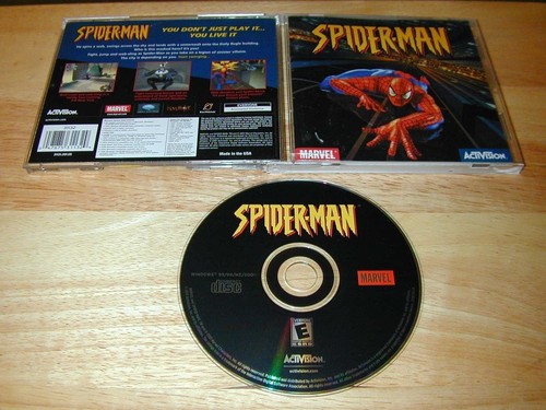Spider-Man Action-Adventure PC CD-ROM Activision 2001 for Windows 95/98/Me/2000