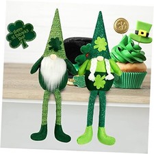 2 Pack St.Patrick's Day Gnome Plush 16 Large Doll Green Irish Leprechaun