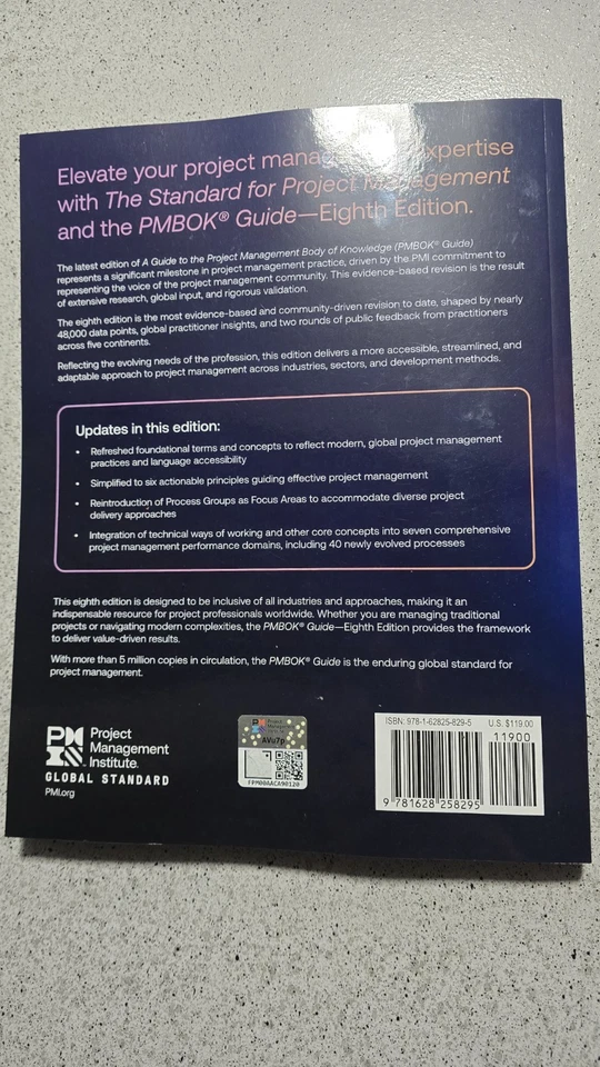 PMBOK 8th Edition Guide PMP PMI Exam Prep  2025 - Image 2 of 3