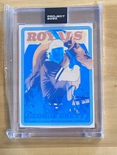 Topps Project 2020 George Brett #175 1/1 Variation and Regular Matt Taylor