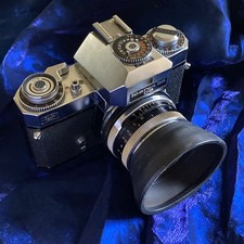 Zeiss Ikon Icarex 35CS 35mm fotocamera reflex pellicola - CZ Tessar 50mm F2.8 batteria nuova