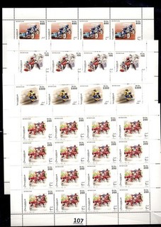 TJ 16X SOMALIA 2003 MNH MOTORCYCLING SPORTS