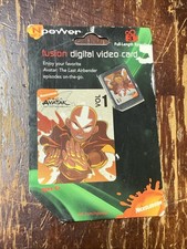 Avatar The Last Airbender Volume 1 - Fusion Digital Video Card New Sealed 