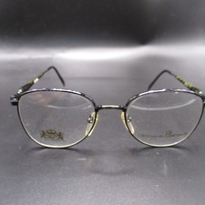Vintage Optique Marquis Black  Tortoiseshell Metal Eyeglasses Frames Glasses