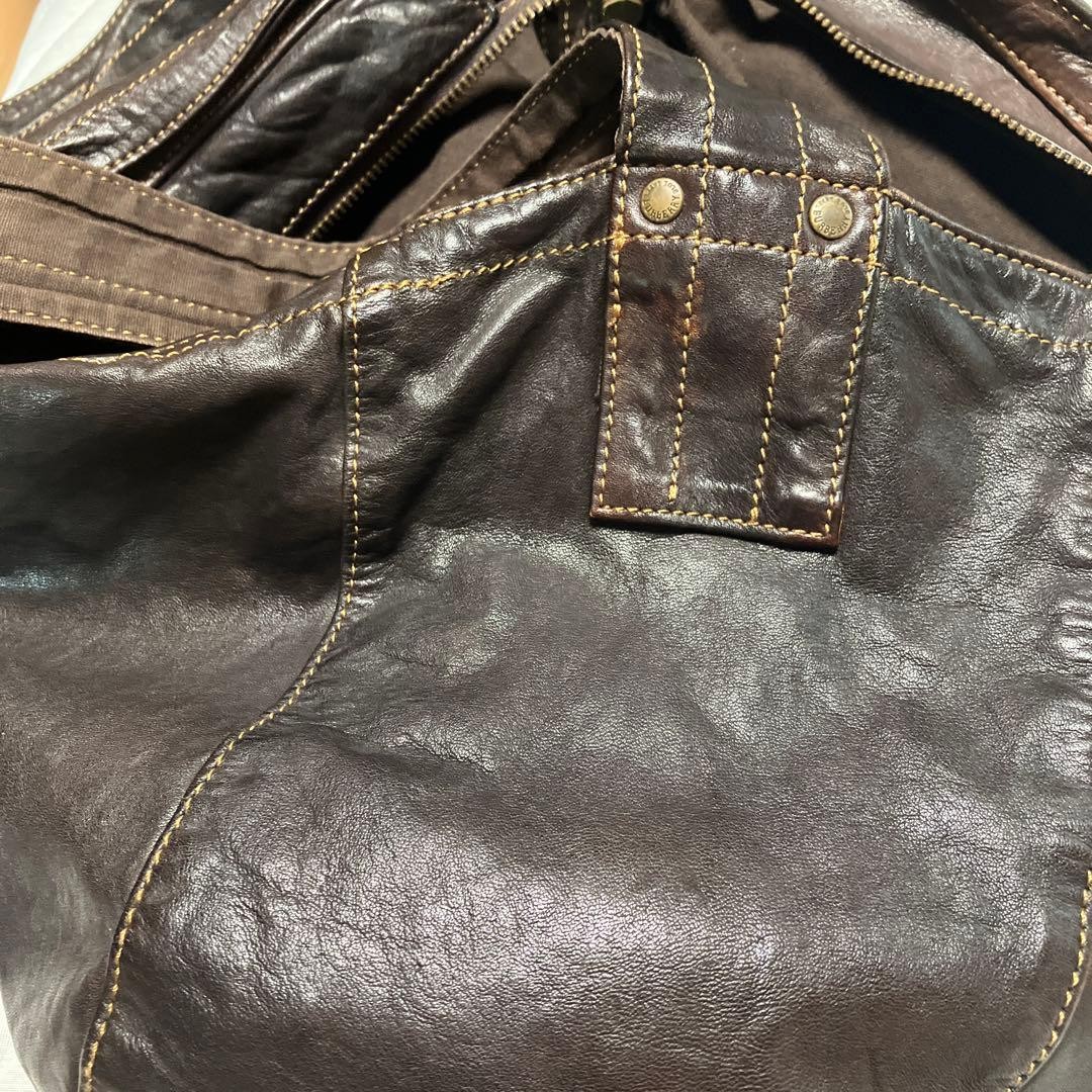 Burberry Blue Label Cowhide Leather One Handle Bag Brown Shoulder Bag New thumbnail 24