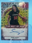 New Listing2025-26 Bowman’s Best U Shon Abaev Yellow Lazer On-Card Auto # /75 Florida St
