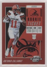 2018 Panini Contenders Optic Rookie Ticket Red Prizm /199 Antonio Callaway 0y9l