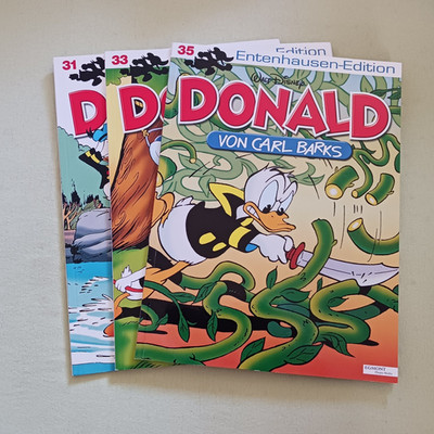 Donald Duck - Barks Entenhausen-Edition Band 31 + 33 + 35 - NEU - 3 Hefte