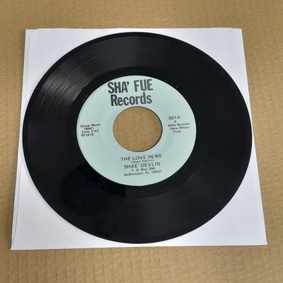 SHAE DEVLIN The Love In Me / Ebb Tide Modern SOUL 7'' Sha' Fue 1978 HEAR