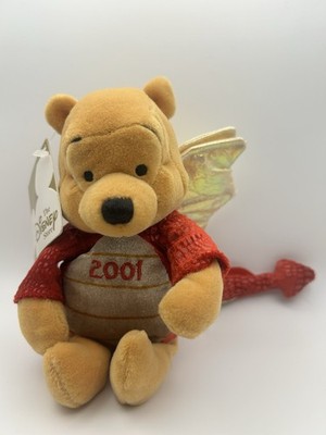 Disney Winnie Drache Plüsch Store Exclusive Winnie Puuh 2001 mit Etikett Teddy