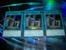 3x Preparation of Rites 1st Edition Ultra Rare RA02-EN056 Yu-Gi-Oh!