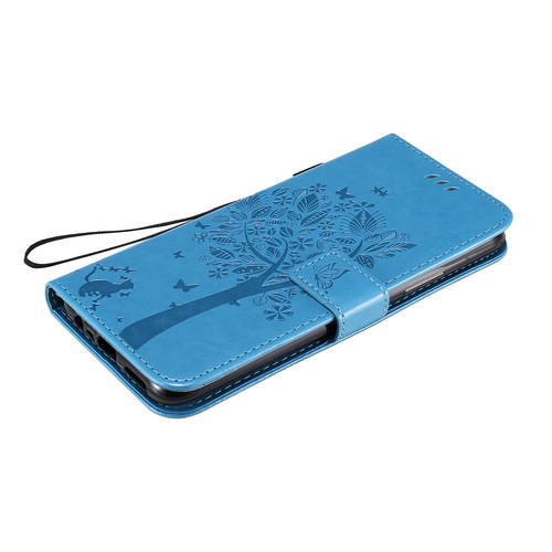 For Oppo Realme C20 C21 7i Tree Pattern PU Leather Flip Wallet Case Phone Cover - Picture 2 of 24