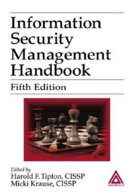 Information Security Management Handbook, Fifth Edition - Hardcover - VERY GOOD