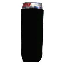 Neoprene Can Cooler Collapsible Sleeves for Slim 12oz Cans - 1-Pack - Blank Desi