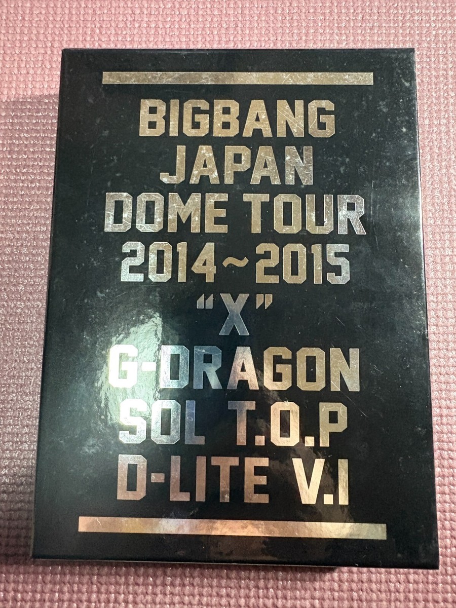 BIGBANG JAPAN DOME TOUR 2014~2015 “X” DELUXE EDITION (1 CD missing