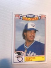 1988 Topps 1987 All Star Glossy Set George Bell Blue Jays 6