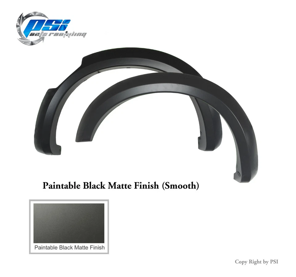 Paintable Extension Style Fender Flares Fits Nissan Titan XD 2016-2021 Full Set - Image 3 of 3
