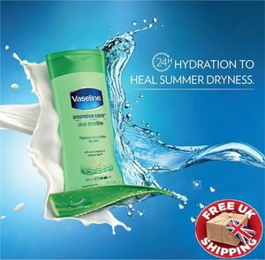 vaseline aloe soothe for sunburn