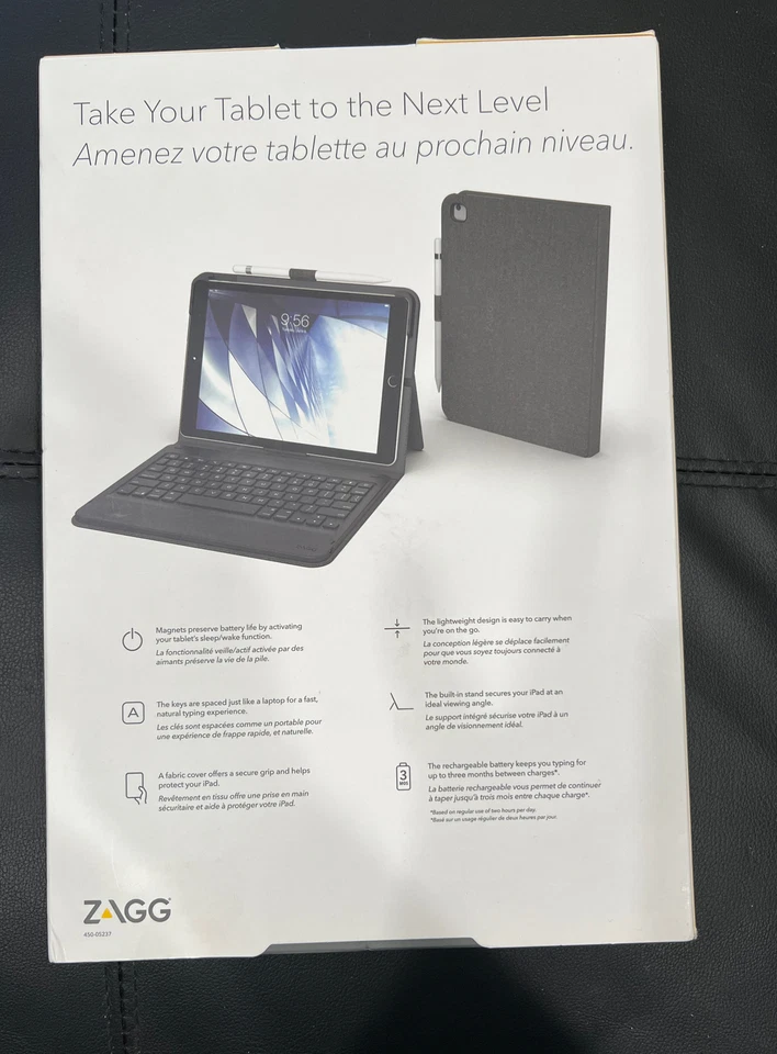 Zagg Messenger Folio - Tablet Keyboard Case (10.2" iPad, Air 3, 10.5" iPad Pro) - Image 3 of 4