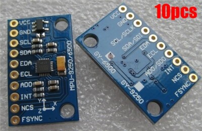 10Pcs 6-Axis Gyroscope Acceleration Module Spi/Iic 6Dof MPU-6500 Sensor For ic