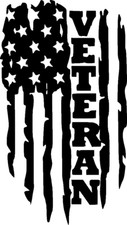 Vinyl Decal Car Truck Stanley Sticker Wall Laptop - US Army Veteran Flag USA
