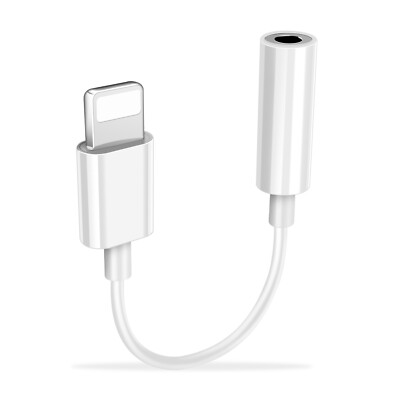 8Pin to mm Headphone Jack Adapter for iPhone 11/12/13,Pro,Max,Mini US 