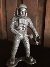 MARX TOYS RECAST 6" APOLLO ASTRONAUTS-2 FIGURES SET 2 SILVER