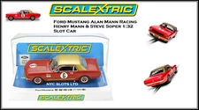 Scalextric Ford Mustang Alan Mann Racing & Steve Soper 1:32 Slot Car C4339